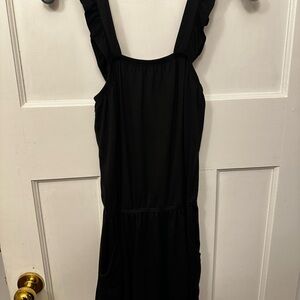 ⭐️ Guilty Black Med Romper with Ruffled Straps